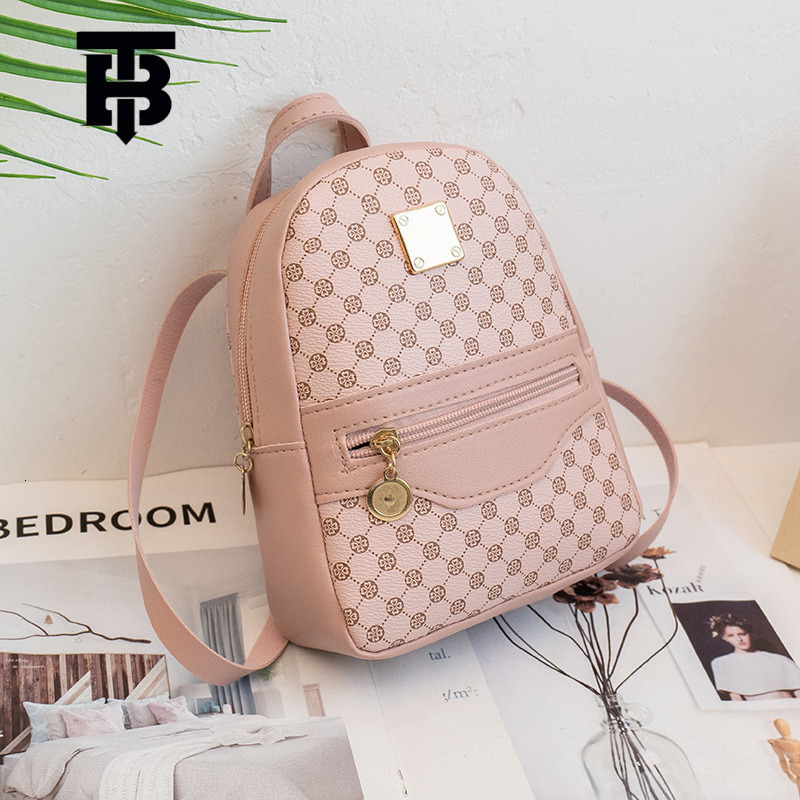 TB BHULAMTE Printed Designer s bag Backpack Women's Bag New Trendy Fashion Niche Design Bags Ladies Small Backpack Wholesale