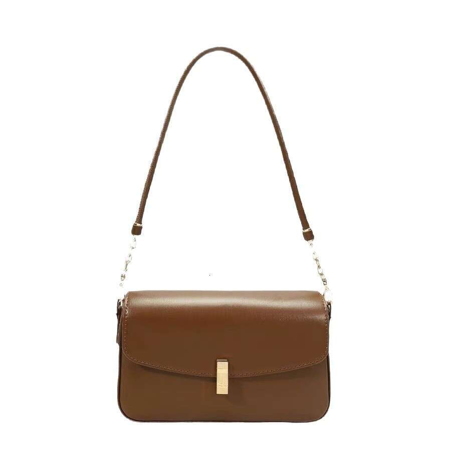 DHEssentials 2025 European Retro Underarm Bag Women's Stylish PU Crossbody Shoulder Bag