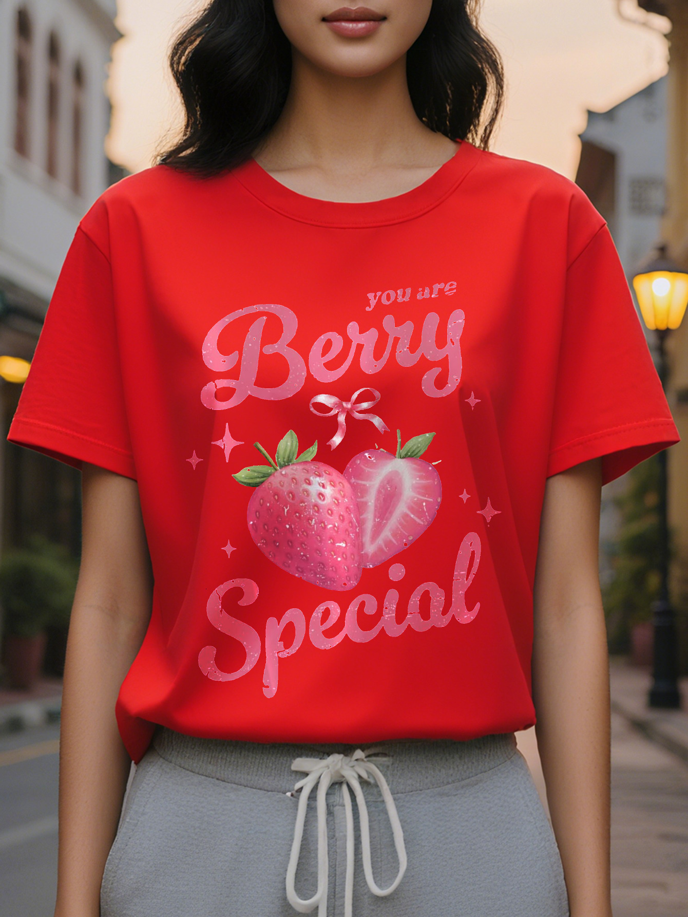 Ruffled Neck Linen Black Fitness Petite Size XL Female Women's Female Jersey Ladies' Tee