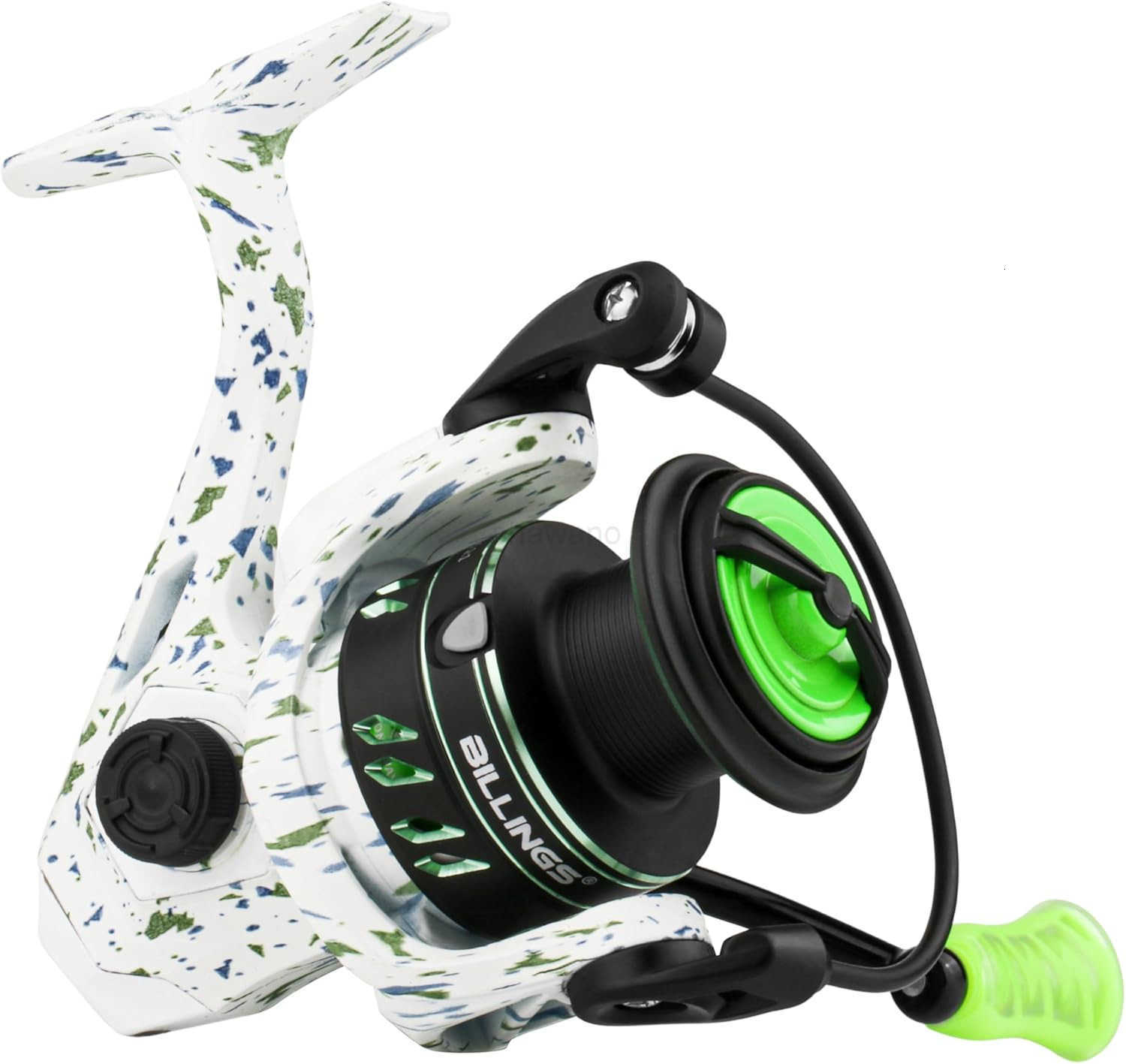 Spinning Reel 521 Gear Ratio Max Drag 2205 LB Lightweight Interchangeable LeftRight Hand Ideal for Freshwater Saltwater Available in 2000 3000 4000 5 
