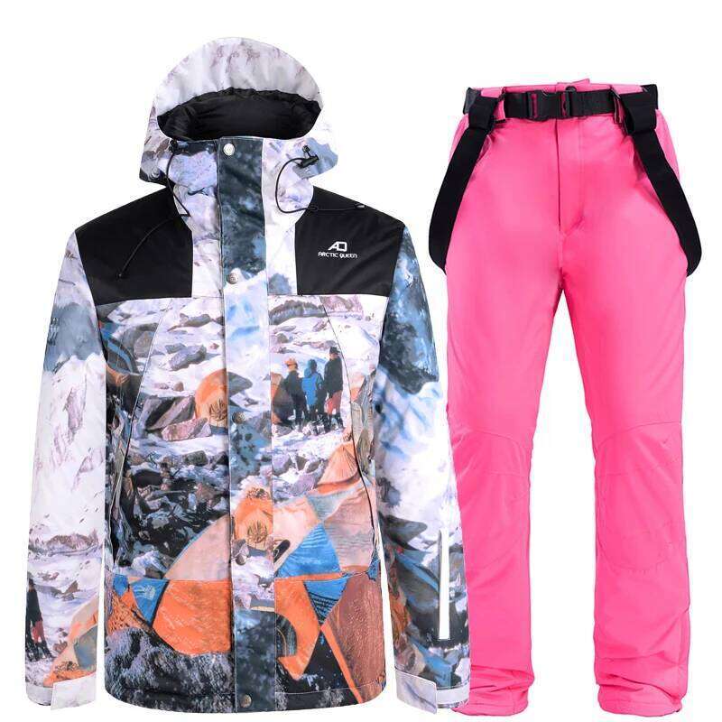 Men And Women S Snow Wear Snowboarding Clothes, Jacket And Pant Snowboard Sets, Ski Suit Adult