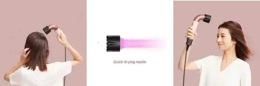 HD18 highspeed household negative ion leafless hair salon single diffuser nozzle precise styling hair dryer streamlined toolsW250904