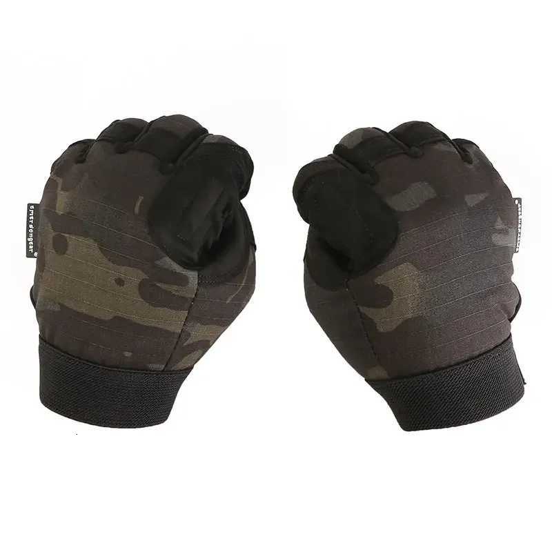 ersongear Tactical Lightweight Camo Gloves Hunting Airsoft Combat Full Finger Hand Protective Handwear Cam Hiking 8726XJ250904