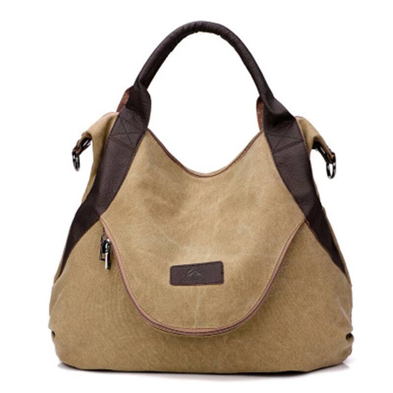 Brand Large Pocket Casual Tote Women's Shoulder Handbags Canvas Capacity for Messenger Bags Women Bag high-quality