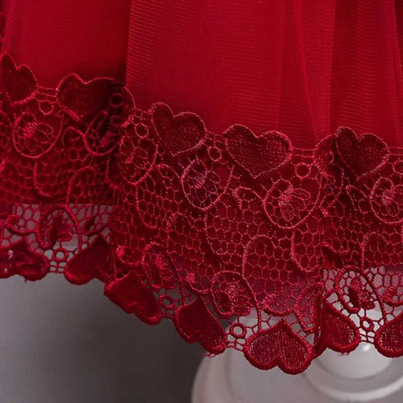2023 Summer Girls Dress Lace Applique Flower Girl Party Dresses Children Costume 2-10 Years Kids Wedding Princess Birthday Dress Z250904