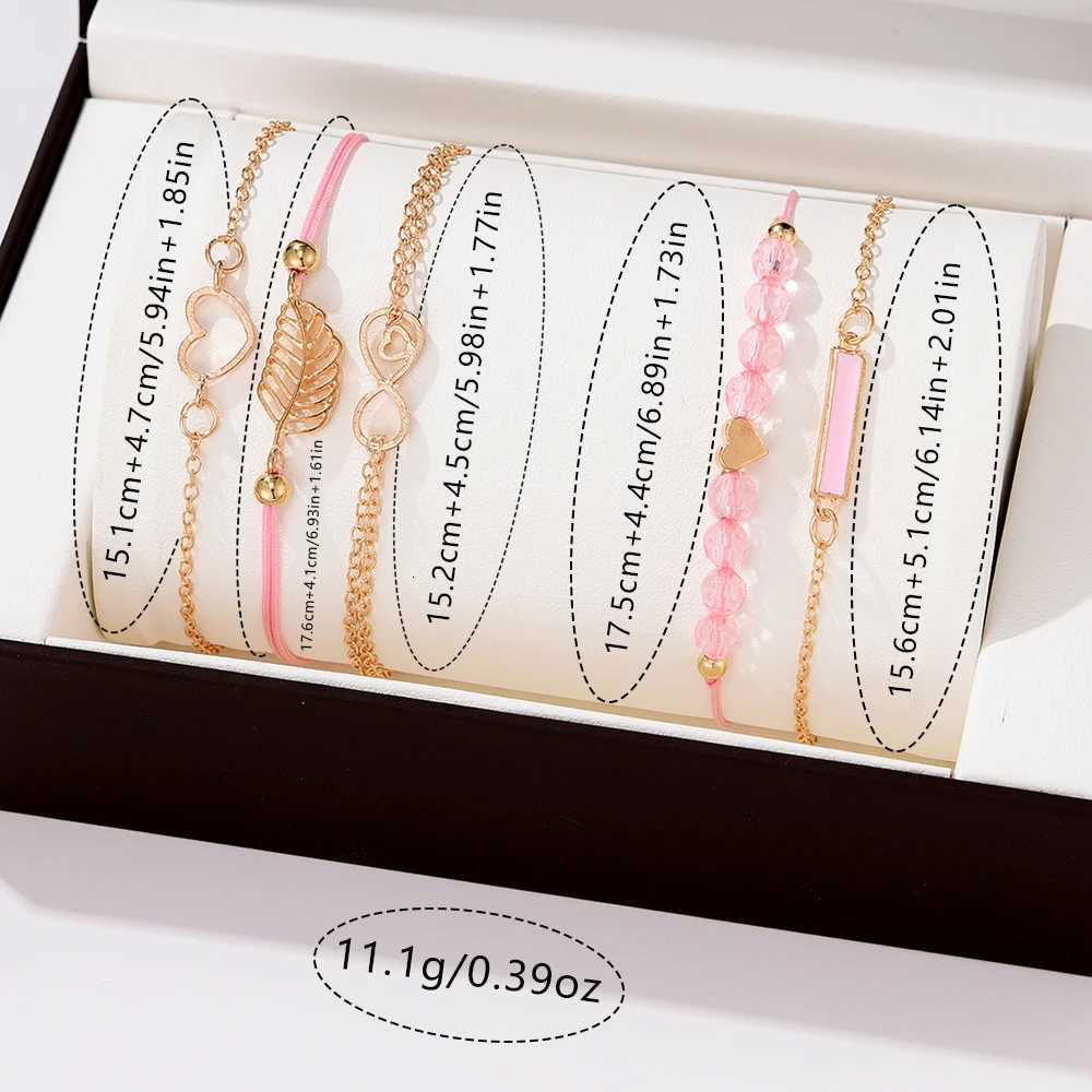 Ladies Watch Gift Set With 1 Wens PU Strap Stars Pattern Dial Gorgeous Quartz Watch And 5pcs Bracelet Set Watch Fo X250904