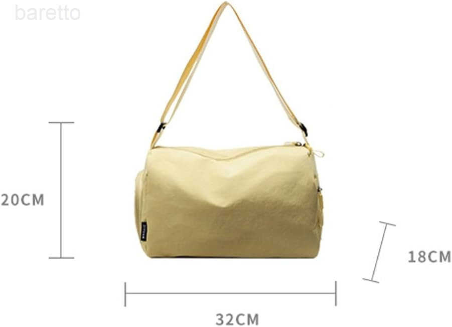 Nylon Hobo Bag Women Commute MultiPocket Crossbody Shoulder Purse Casual Boston Bag College Travel Tote Handbag M250904