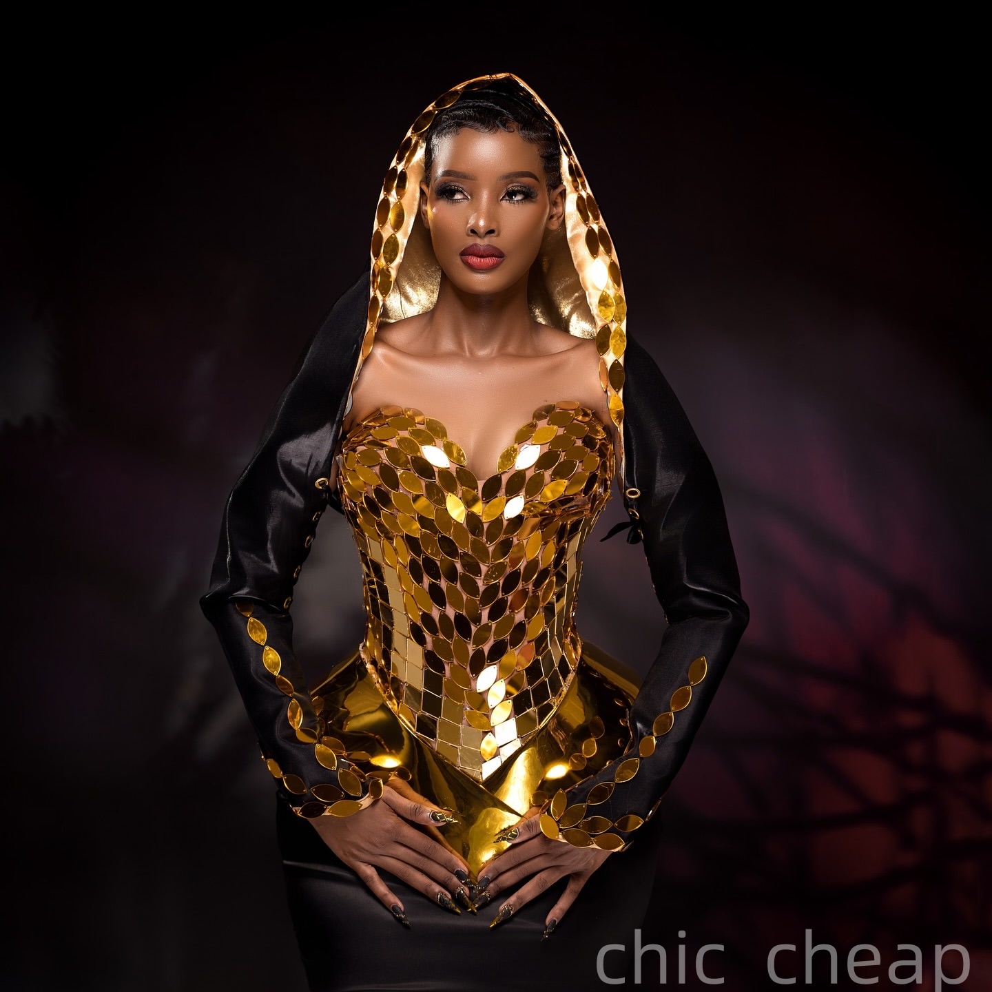 Aso Ebi Black Mermaid Prom Dress 2025 Crystals Full Sleeves Satin Evening Formal Party Birthday Dresses Robe De Sorrie Reception Gowns For Special Occ