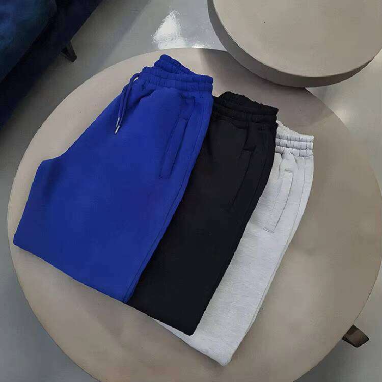 Fashion Men's 100% Cotton Logo Shorts Drawstring Elastic Waist Sports Pants Sportswear Manufacturer