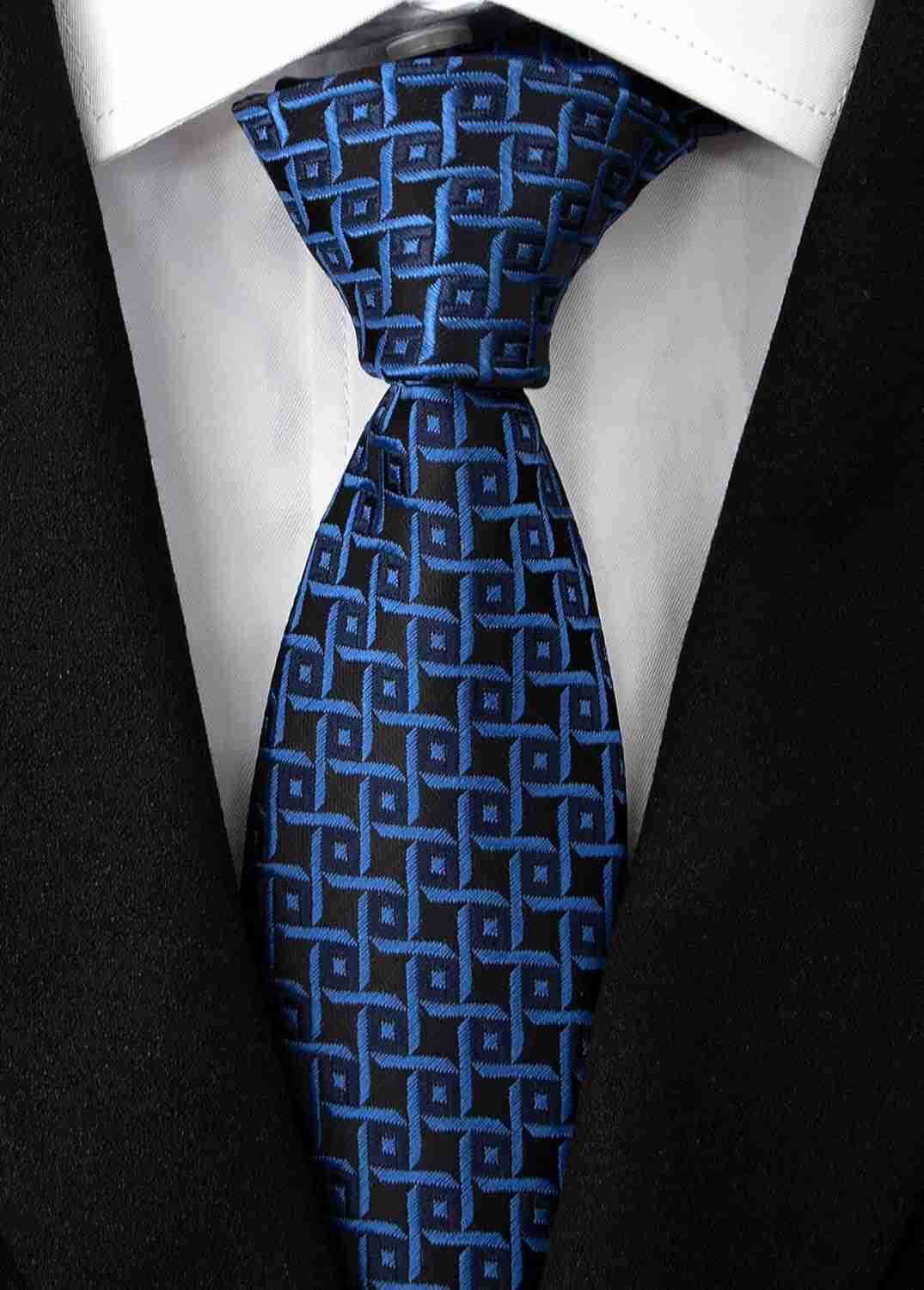Mens Necktie Classic Silk Tie Woven Jacquard Neck Ties 6 PCSW250904