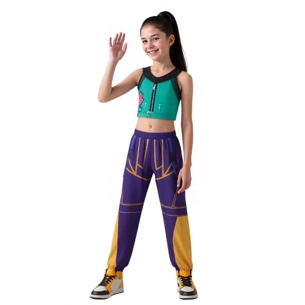Rumi Cosplay Costume for KPop Demon Hunters Singer Costume for Girls set
