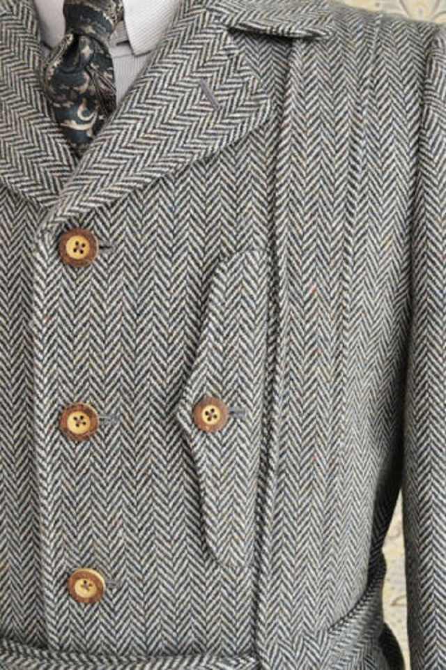 Winter Warm Men's Suit Jackets Regular Single Breasted Blazer Notched Lapel Custom Made Wedding Tuxedo Last Design