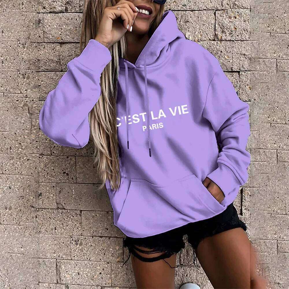 Lazy Style Sportswear Pullover Polyester Cotton Shirt Casual 2021Year New Haruku Hoodie Womens Sweater