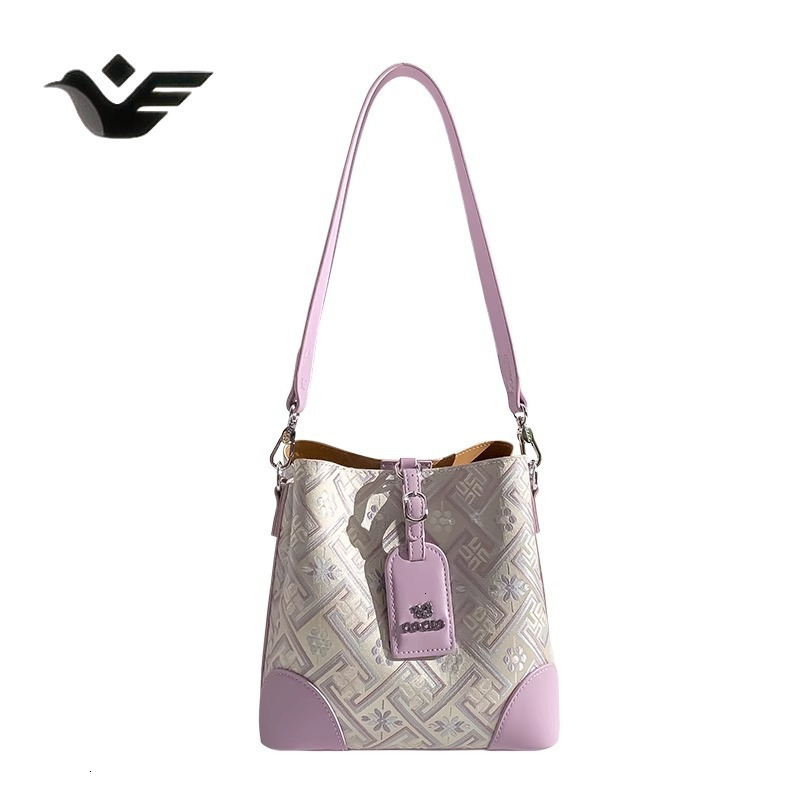 Feiyan Free Shipping New Designer Bag Luxury Shopping Bag Women's Bag Niche Design High-end Brocade Bag Women 2025 Trendy Single Shoulder Crossbo