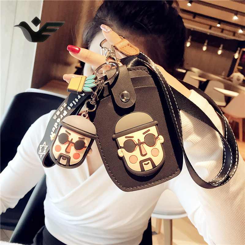 Feiyan Free Shipping New Designer Bag Luxury Shopping Bag Campus Card All-in-one Card Holder Bag Neck Strap Subway Transportation Card Badge Card Bag
