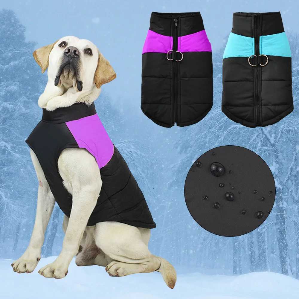 Waterproof Pet Dog Coat Vest For Small Large Dogs Winter Warm Puppy Clothes with Dring Kitten Costume Golden Retriever et W250904