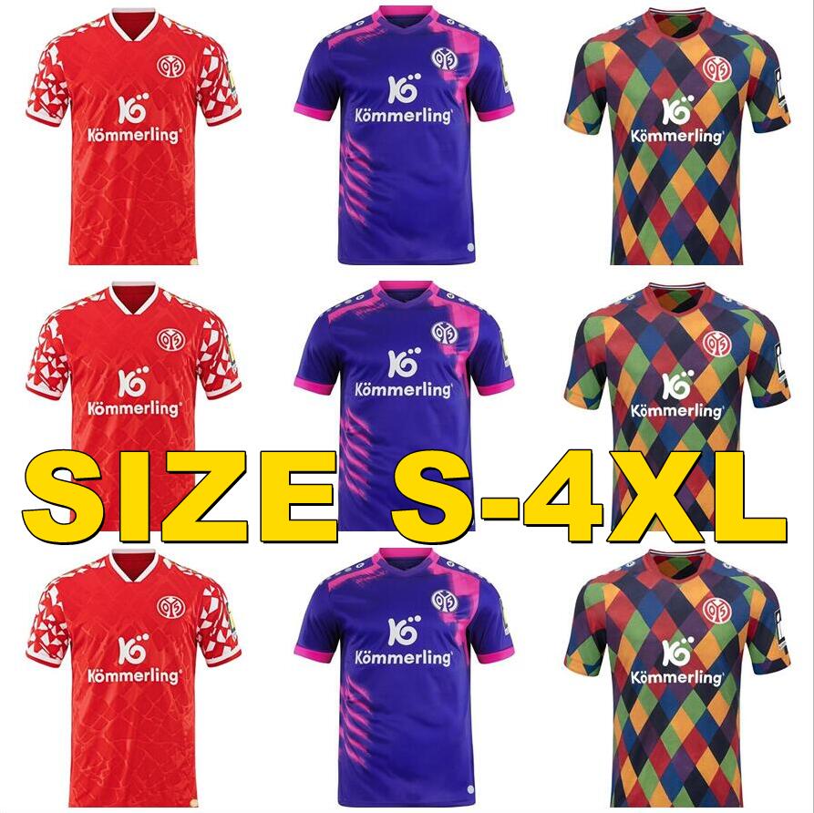 2025 2026 Mainz 05 Soccer Jerseys Die Nullfunfer BURKARDT 24 25 26 Fortuna Dusseldorf Tuna KOWNACKI FC Augsburg Fuggerstadter ESSENDE Men kids Football Shirts set