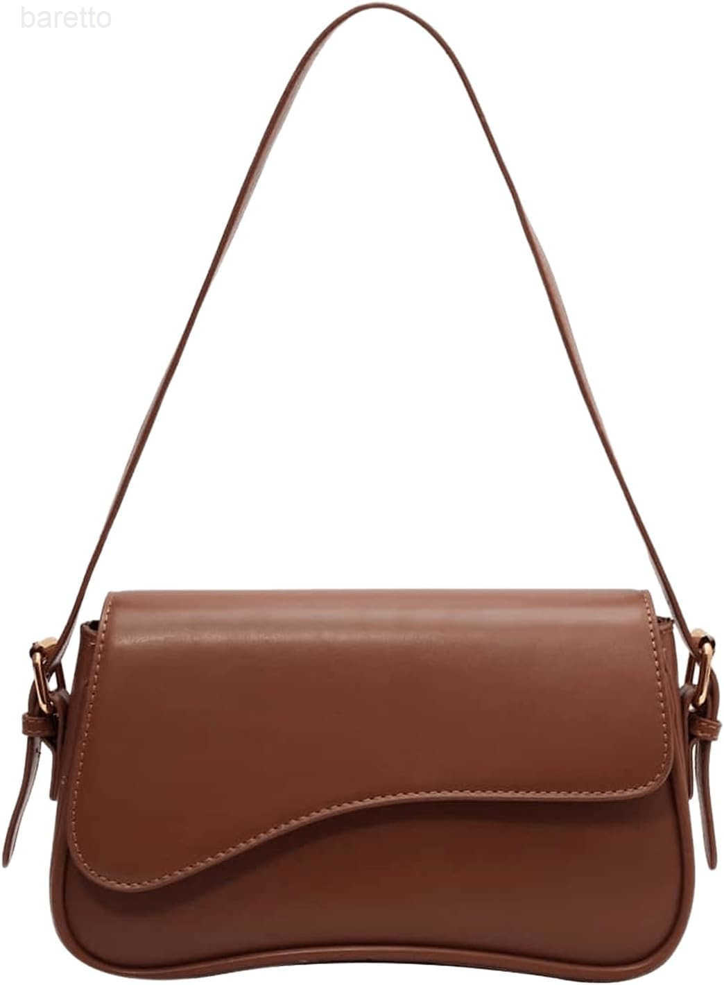 Womens Leather Shoulder Bag Clutch Purses Trendy Hobo Crossbody Handbags Y2K Saddle Flap Underarm Purse M250903