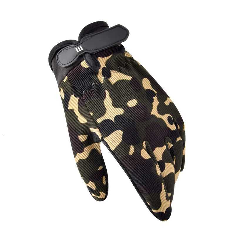 Summer Tactical Gloves Breathab Antiskid Bicyc Airsoft Tactical Shooting Riding Cycling Work Gear Mens Fishing GlovesXJ250904