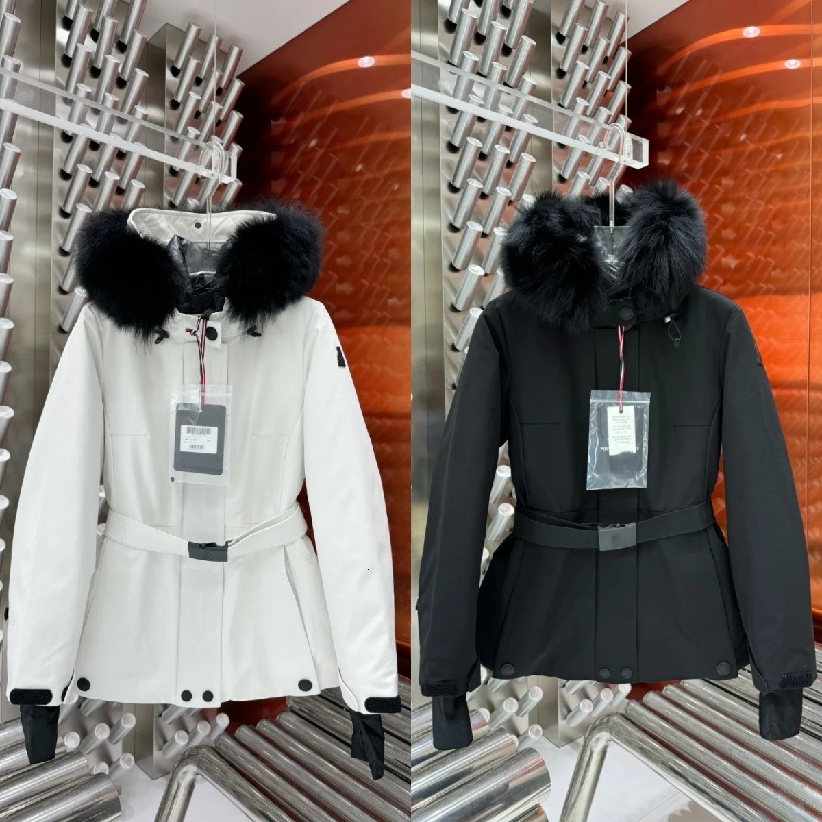 Autumn/Winter New Ski Down Jacket Fox Leather Collar Fashion Versatile Duck Down Coat 2025