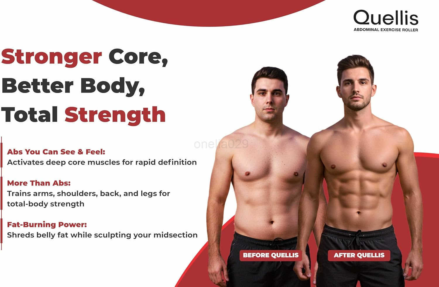 AB Roller for Men Women Core Strength Training Wheel Set with Elbow Support 2 Knee Pads Abdominal Exercise Roller for Core Stability Belly Fat Reducti