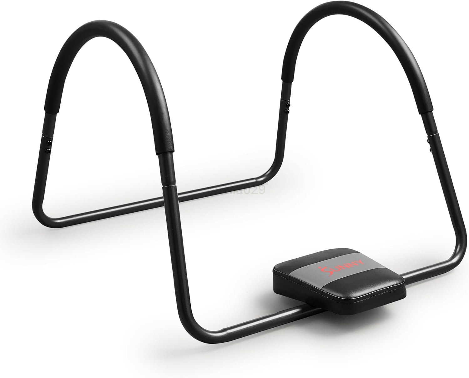 Sunny Health Fitness Waist Trainer Ab Roller with Elbow Support Training Wheels Foldable for Home Gym Abdominal Exercises Core Strength Glute Trainer 