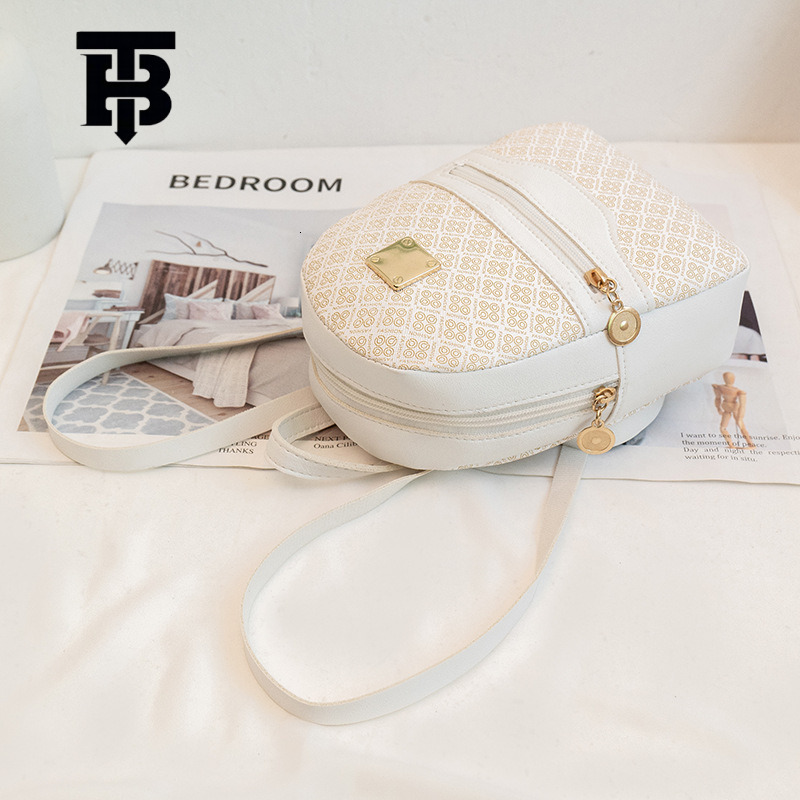 TB BHULAMTE Printed Designer s bag Backpack Women's Bag New Trendy Fashion Niche Design Bags Ladies Small Backpack Wholesale