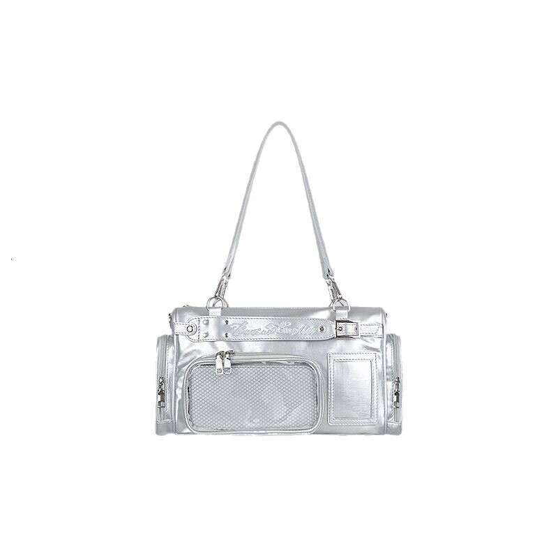 Temperamental Mei Pain Niche Women's Bag Versatile Casual Handbag Shoulder Transparent Boston Xiaochunmachi