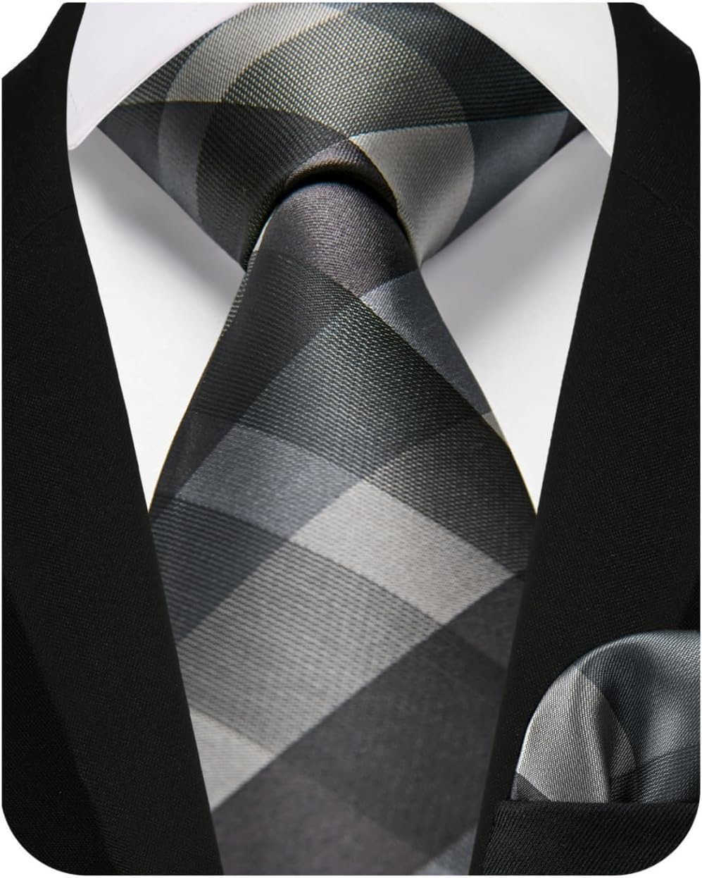 Boys Tie Kids Necktie with Pocket Square Set Ties for Boy Formal Neck Strap Youth Tie for Kids Party SchoolW250904