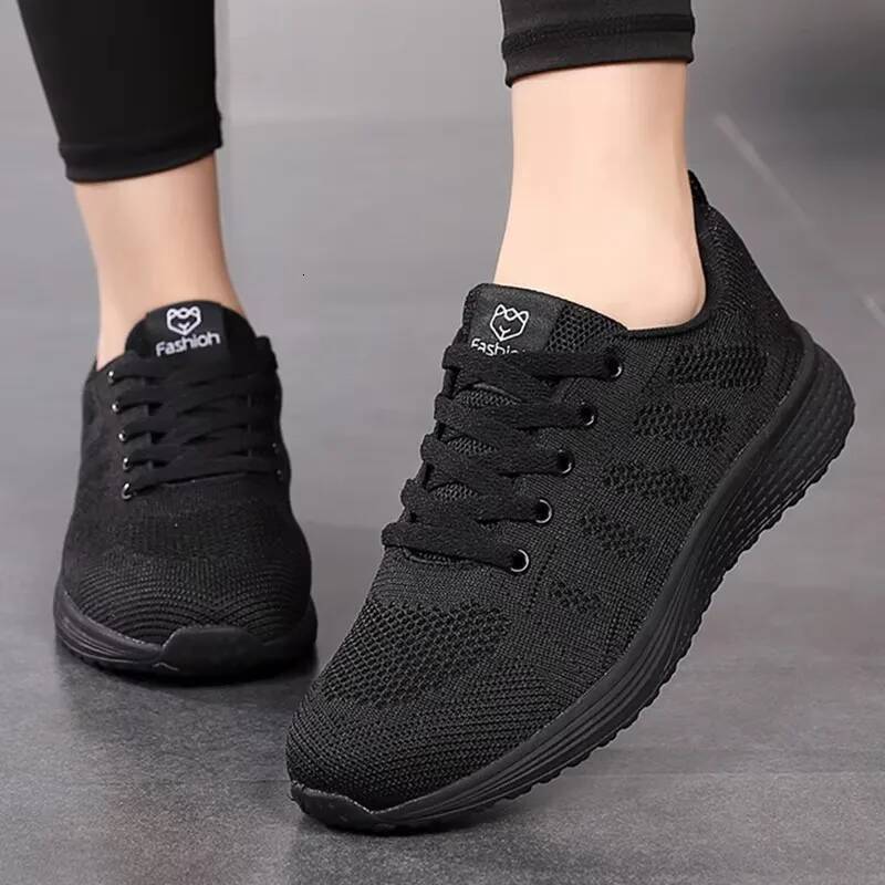 New Sneakers Casual Fashion Breathable Walking Mesh Flat Women 2024 Tenis Feminino White Ladies sports Shoes ddmysaturn