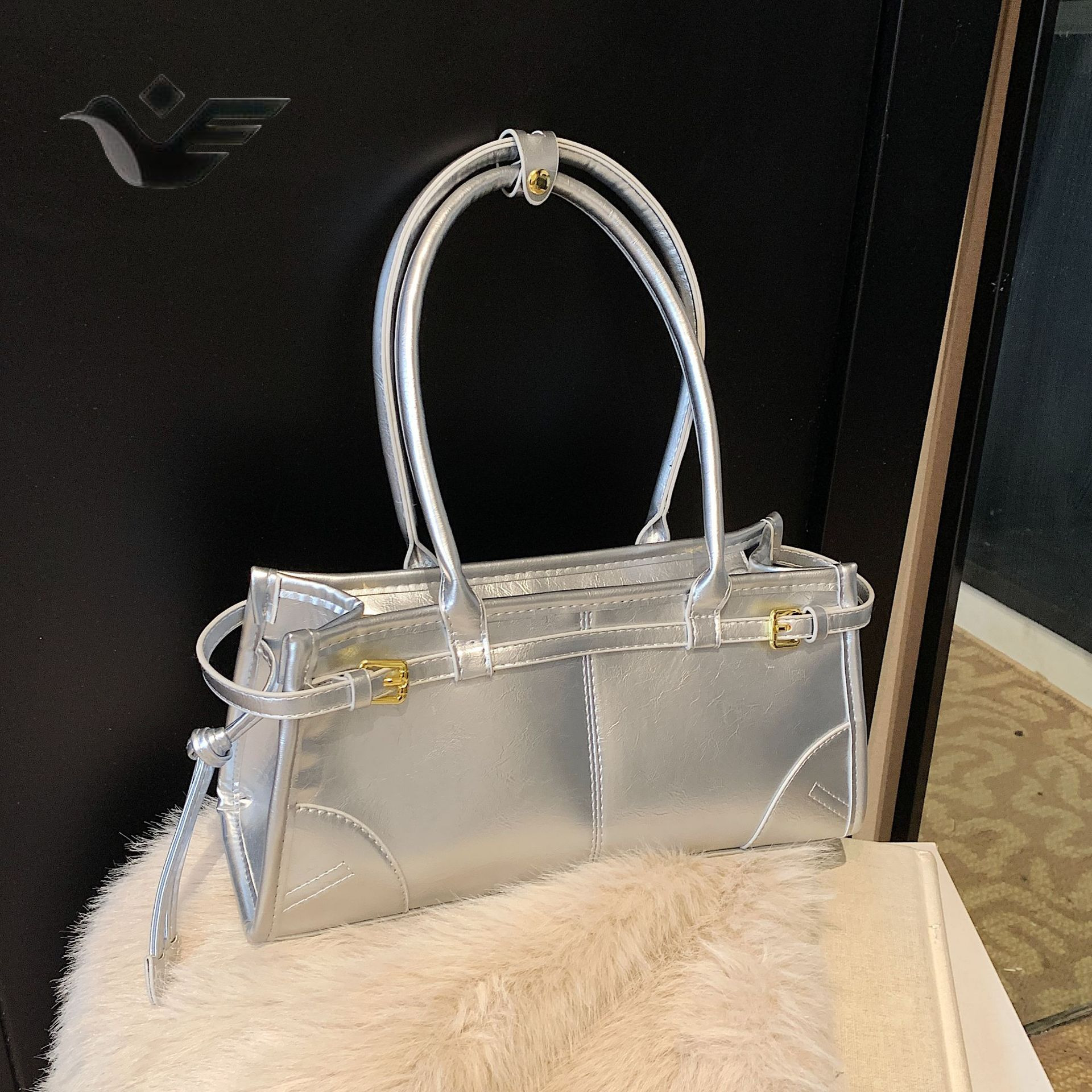 Feiyan Free Shipping New Designer Bag Luxury Shopping Bag Vintage Large Capacity Luxury Niche High-end Underarm Bag Tote Bag Single Shoulder Oil Wax L