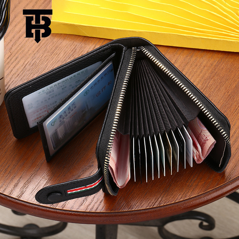 TB BHULAMTE European And American Style Card Holder For Women, Exquisite High-end Designer S Bag Driver's License Leather Case For Men, Driver�