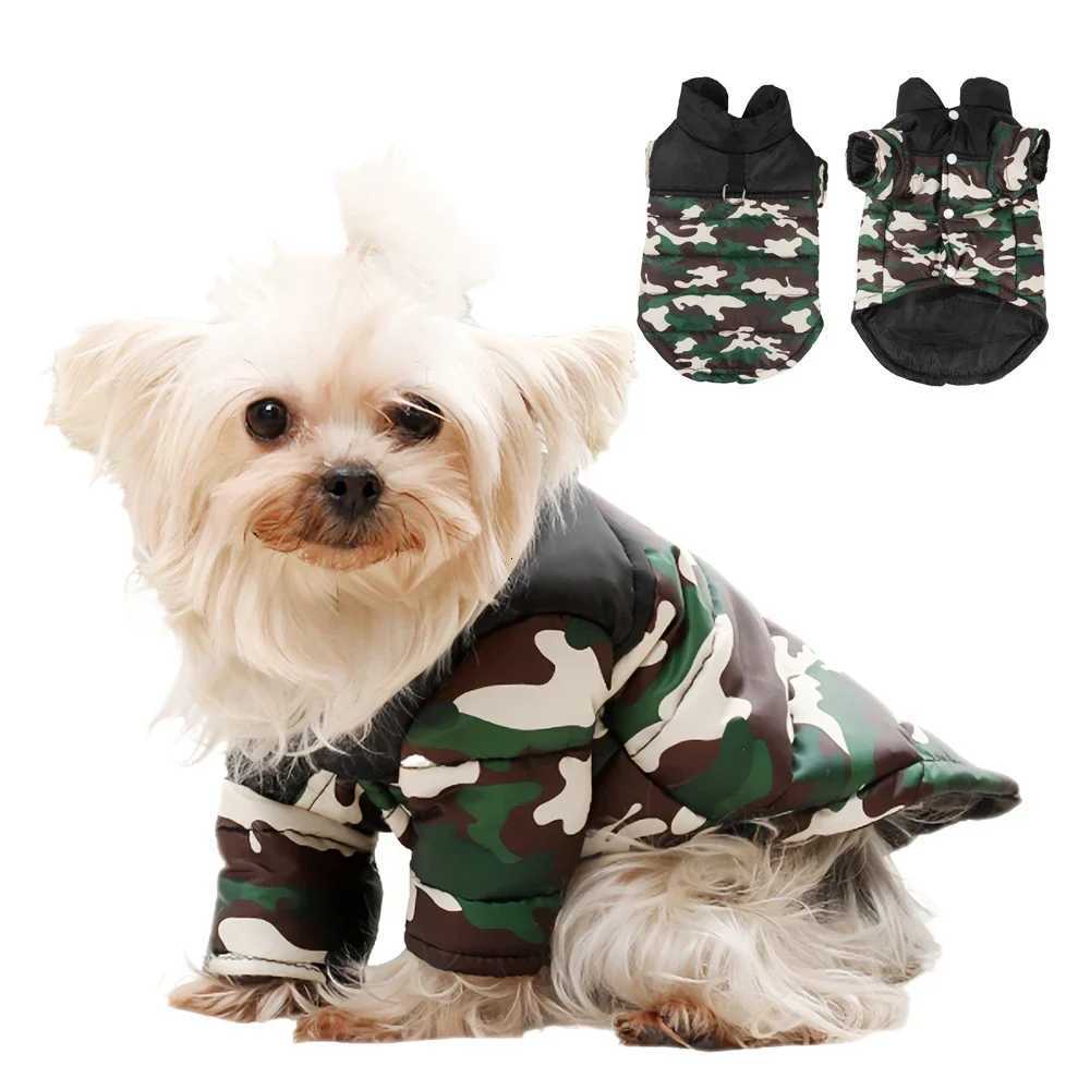 Dog et Winter Warm Pet Clothes For Small Medium Dogs Cat Waterproof Puppy Padded Vest Coat With Dring Yorkie Pug Outfits W250904