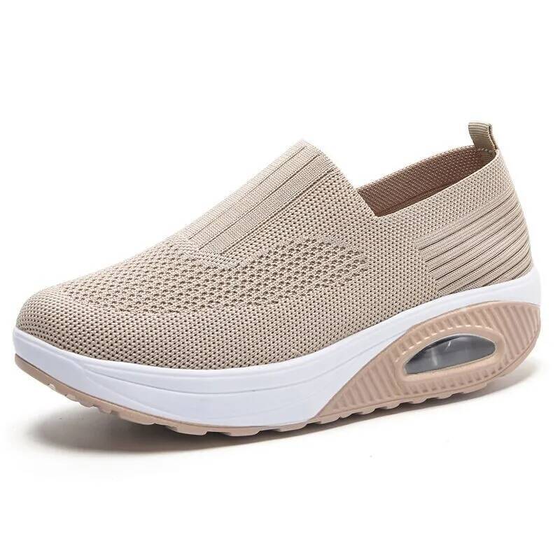 Summer Women Fashion Vulcanized Platform Solid Color Flat Shoes Casual Breathable Wedges Ladies Walking Sneakers ddmysaturn