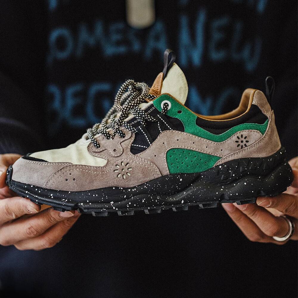 Maden Patchwork Outdoor Jogging Sports Breathable Lace-up Trendy Sneakers for Men's Summer Casual Running Thick Sole Shoes ddmysaturn