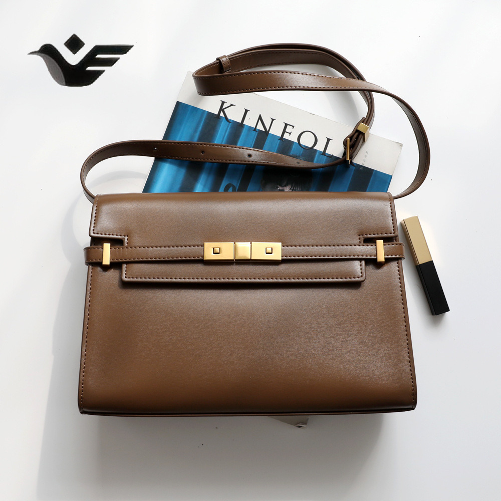 Feiyan Free Shipping New Designer Bag Luxury Shopping Bag Trendy Manhattan Women Bag Genuine Leather Kelly Bag Versatile Messenger Bag Shoulder