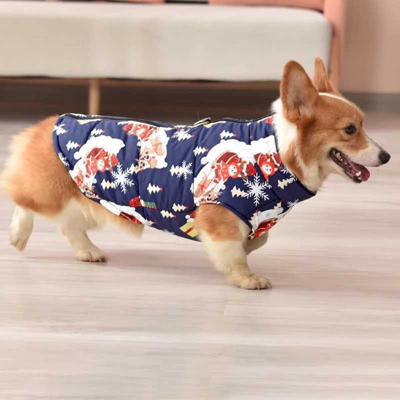 2023 Warm Dog Down et Winter Thickened Dog Clothes Waterproof Dog et Medium and Large Dog Clothing Welsh Corgi Clothing W250904