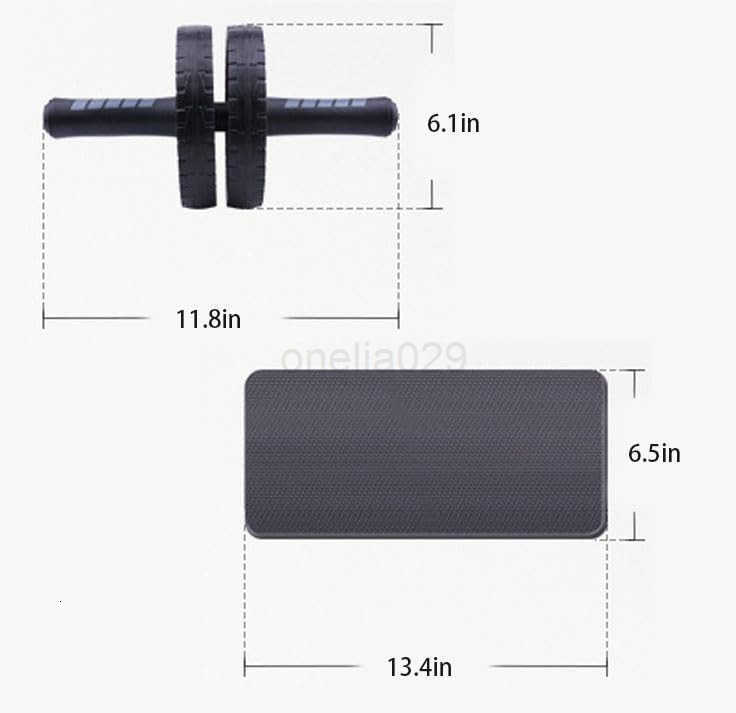 Ab Roller Wheel 2 Types Ab Roller No Noise Ab Wheel Easy to Assemble Abs Workout Equipment for Abdominal Core Strength Training Home Gym Exercise Whee