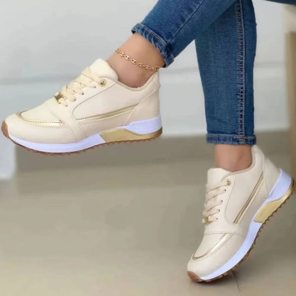 Causal Sneakers Summer New Fashion Breathable Mesh Lace Up Sports for Women Platform Walking Ladies Shoes ddmysaturn