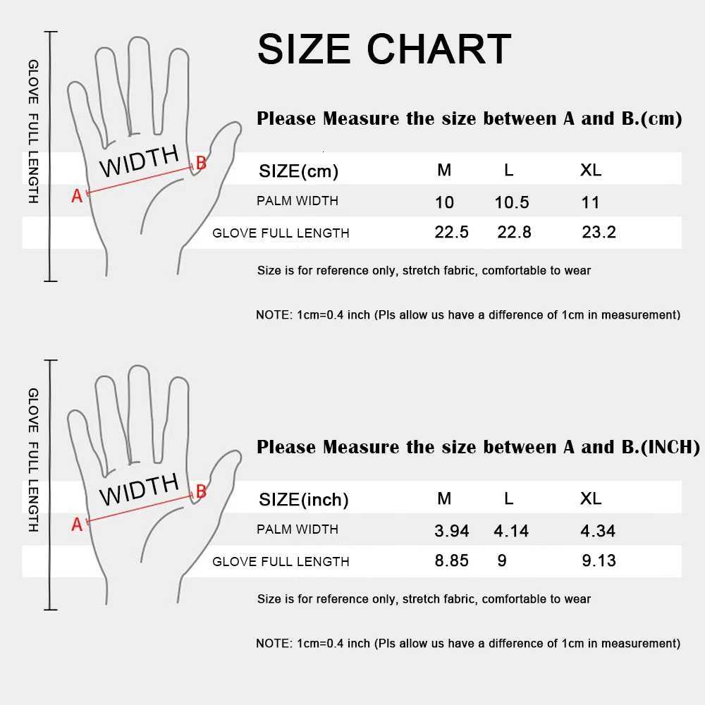Full Finger Touchscreen Antislip Protective Gloves for Men Women Cycling Riding Biking Sport Workout Moto Glove W34XJ250904
