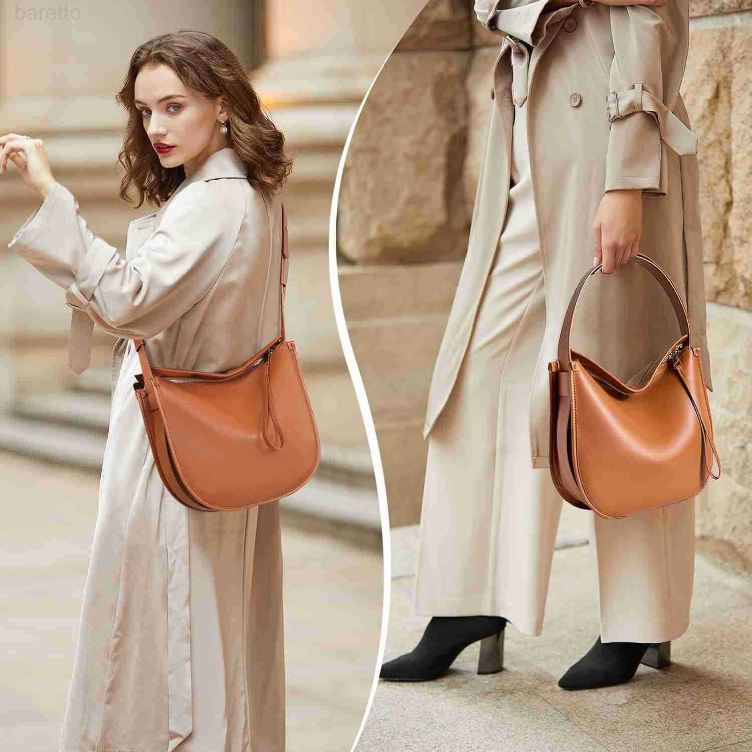 Tote Bag Modern Tote Bag for Women Bag for WorkTote Bag with Zipper Shoulder Bag Leather Bags Daily M250904