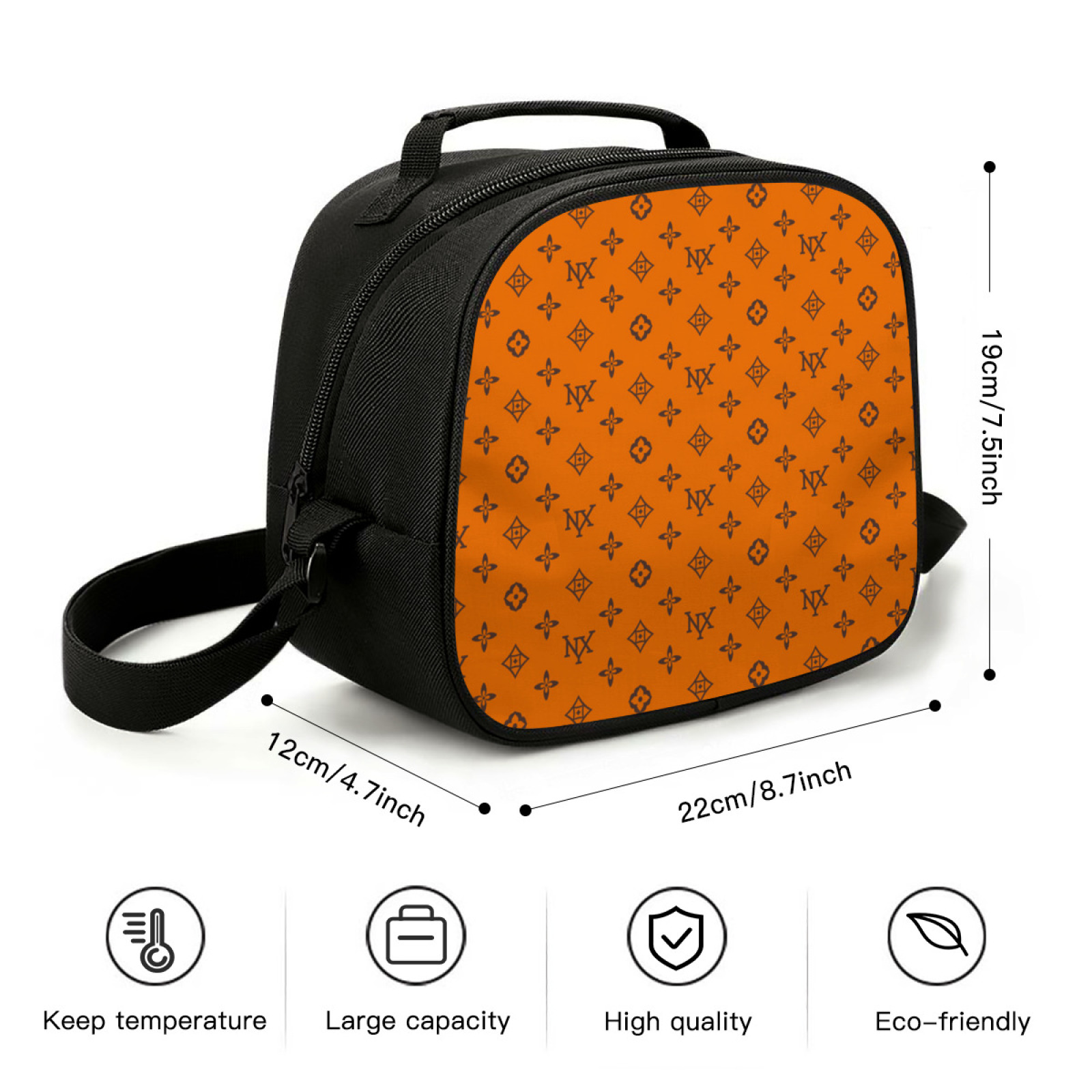 NXY Insulated Lunch Bags Leakproof Veuves Lunch Container Cooler Bag Tote Brown Lunch Box Office Food Storage Bag 3KHZQA 26401654