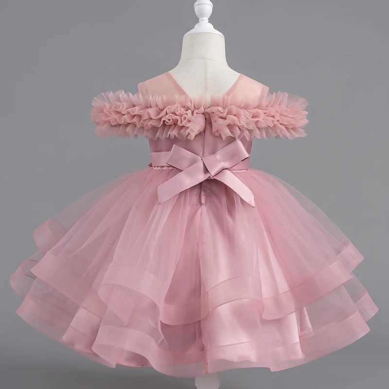 The first Christmas costume of the new 0-6-year-old girl childrens clothing baby one-year-old birthday party dresses Z250904