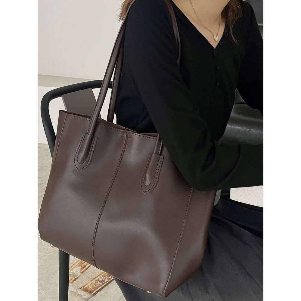 Designer Bag CGCBAG Fashion Designer Brand Tote For Women Simple Solid Lage Capacity Square Bag High Quality PU Leather Handbags