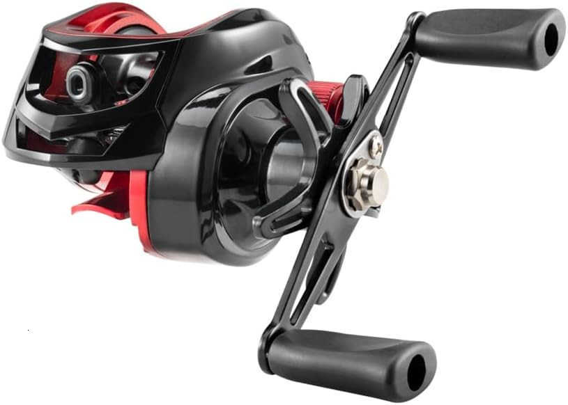 Baitcasting Fishing Reel Lightweight Aluminum Spool Fishing Reel 176Lbs Max Drag Magnetic Braking System 721 HighSpeed Gear Ratio Saltwater Freshwat W