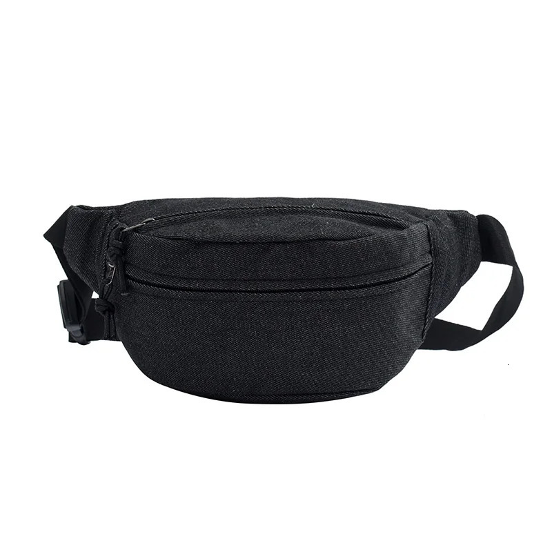 Chest Bag For Women Solid Color Waist Bags High Quality Women Shoulder Bag Denim Fabric Fanny Pack Crossbody Small Bag 250903