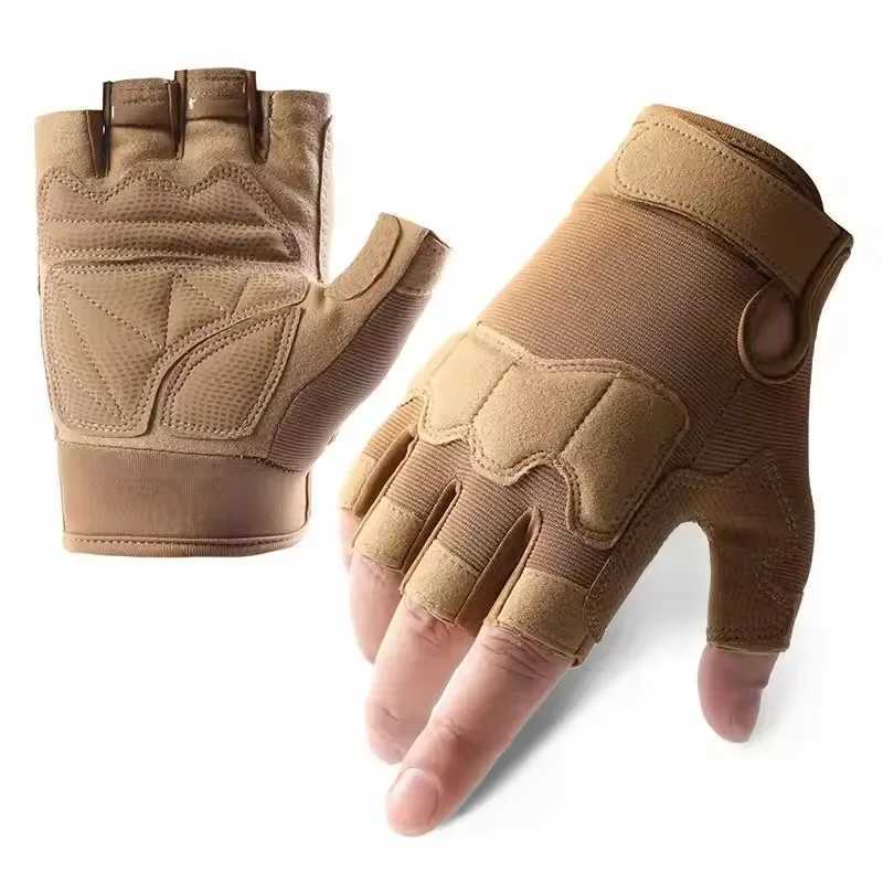 Unisex Half Finger Cycling Training Gloves NonSlip WearResistant Tactical Fitn Sports Outdoor Gloves for Men And WomenXJ250904
