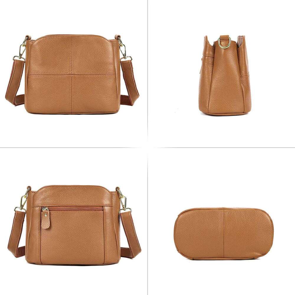 Genuine Leather women's crossbody High Quality First Layer Cowhide Shoulder bag large capacity versatile handbag for women