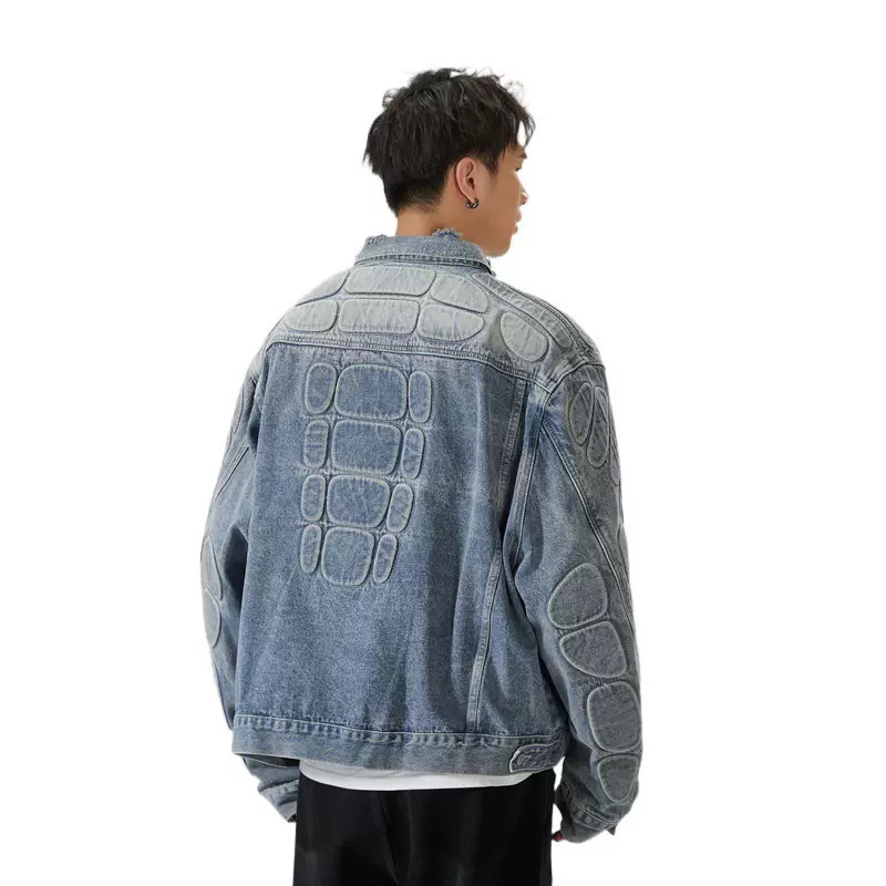 Jackets - Men's Jackets - Fashion Denim Women's Casual Hip-Hop Design Men's Trendy Clothing Denim Gender-neutral