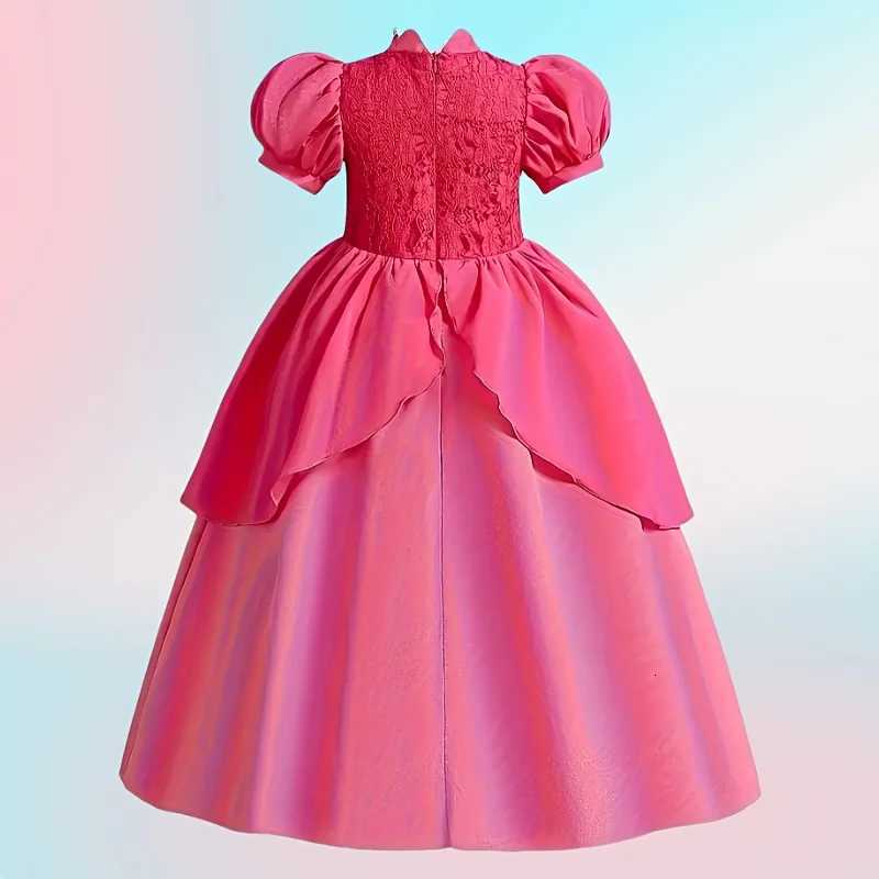 Girl Elsa Role Playing Dress Light Up Kid Halloween Carnival Apparel Girls Birthday Cosplay Princess Glowing Dress Z250904